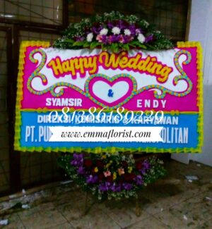 Bunga Papan Wedding PW6004