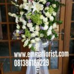 Contoh Karangan Bunga Duka Cita | Standing Flower SD7501